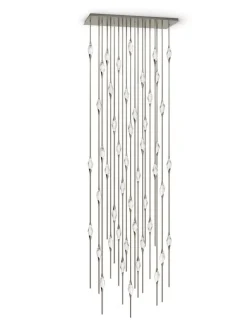 Best Pamono Black Polished Brass Il Pezzo 12 Cluster Chandelier by Il Pezzo Mancante