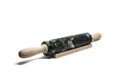 Clearance Pamono Black Portoro Marble Rolling Pin