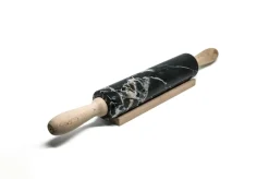 Clearance Pamono Black Portoro Marble Rolling Pin