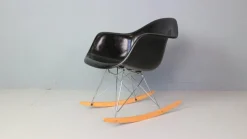Pamono Black RAR Rocking Chair by Charles & Ray Eames for Herman Miller, 1977> Rocking Chairs