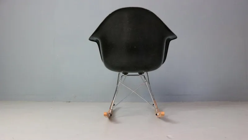 Pamono Black RAR Rocking Chair by Charles & Ray Eames for Herman Miller, 1977> Rocking Chairs