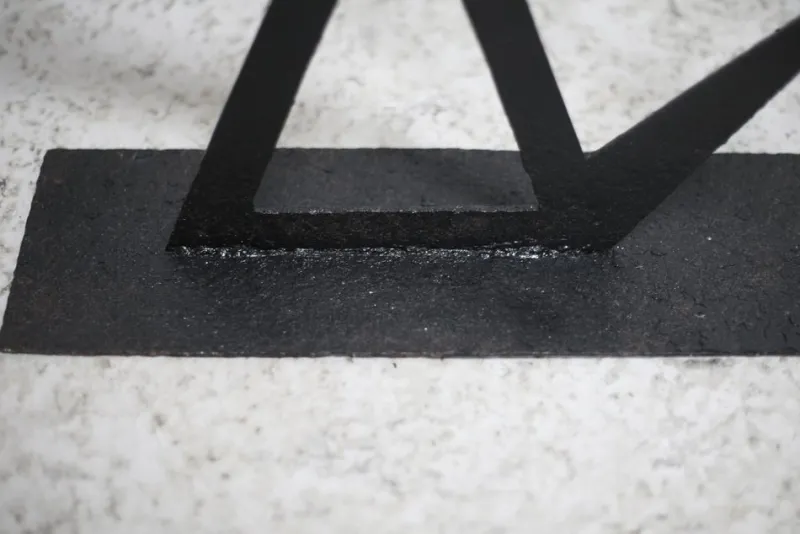 Pamono Black Sculpture, 1970s, Steel> Sculpture
