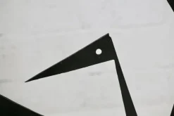 Pamono Black Sculpture, 1970s, Steel><noscript><img width=