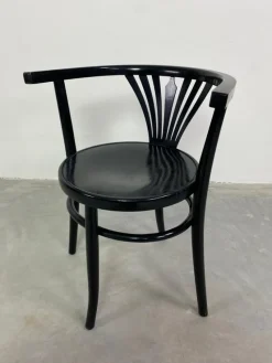 Online Pamono Black Secession Seating Group attributed to Fischel, 1890s, Set of 3