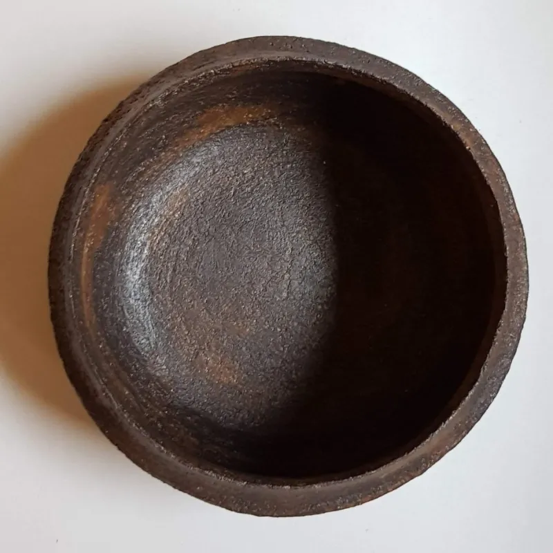 Pamono Black Stoneware Dinos Vase by Elena Vasilantonaki> Tabletop