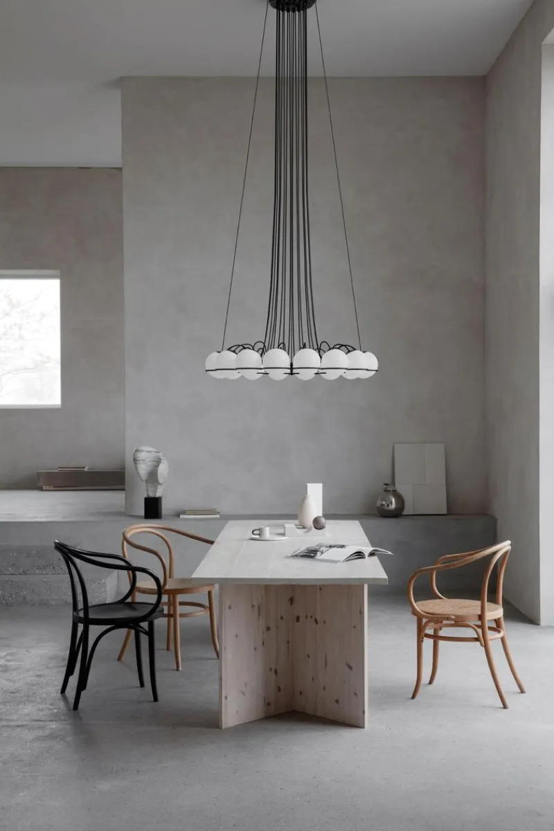 Pamono Black Structure Model 2109/24/14 Ceiling Lamp by Gino Sarfatti for Astep> Ceiling Lights