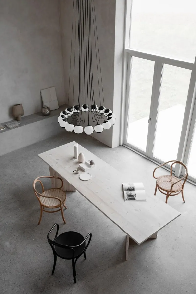 Pamono Black Structure Model 2109/24/14 Ceiling Lamp by Gino Sarfatti for Astep> Ceiling Lights