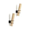 Pamono Black Torch Hooks by Tore Bleuzé for Emko, Set of 2> Racks, Hooks & Valets