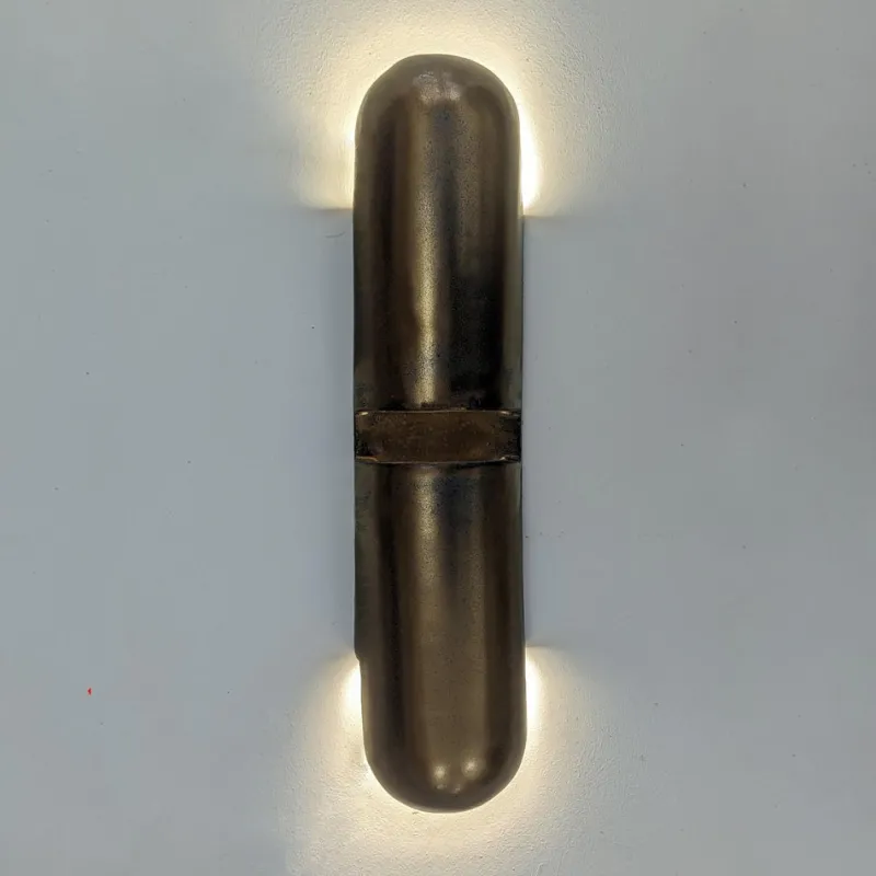 Online Pamono Blackened Gold Iliakos Wall Light by Lisa Allegra
