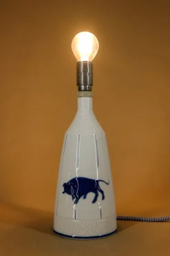 Sale Pamono Blauer Bison Wodka Table Lamp by FANG Studio, 2018
