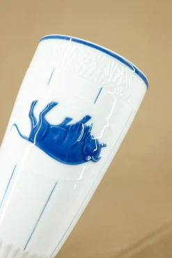 Sale Pamono Blauer Bison Wodka Table Lamp by FANG Studio, 2018