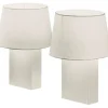 Pamono Bloc Parchment Lamps with Parchment Paper Shades by Atelier Cabanel, Set of 2