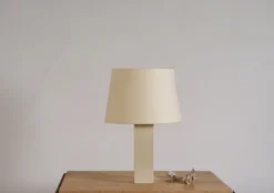 Pamono Bloc Parchment Lamps with Parchment Paper Shades by Atelier Cabanel, Set of 2><noscript><img width=