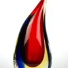 Pamono Blown Sommerso Murano Glass Vase by Michele Onesto for Made Murano Glass, 2019