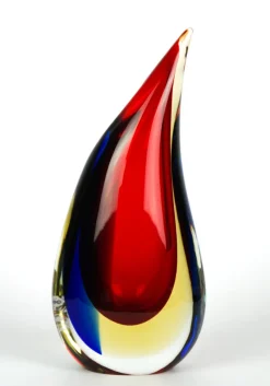 Pamono Blown Sommerso Murano Glass Vase by Michele Onesto for Made Murano Glass, 2019