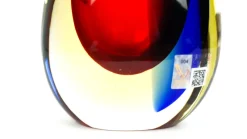 Pamono Blown Sommerso Murano Glass Vase by Michele Onesto for Made Murano Glass, 2019