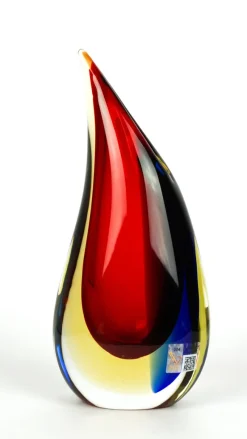 Pamono Blown Sommerso Murano Glass Vase by Michele Onesto for Made Murano Glass, 2019