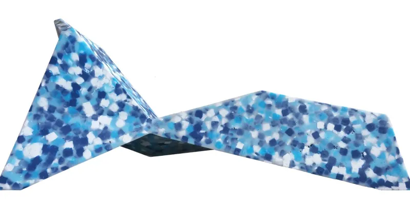 Pamono Blue Alex Chaise Longue by Alessandro Mendini for ecopixel The Exceptional> Garden Seating