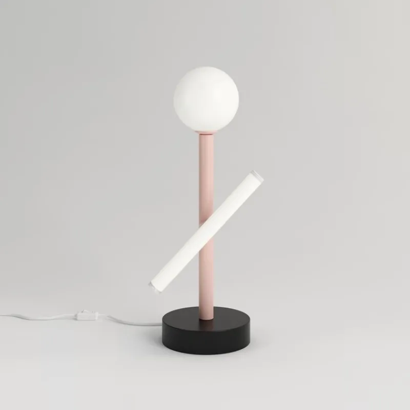 Online Pamono Blue and Black Tube and Globe Desk Light by Atelier Areti