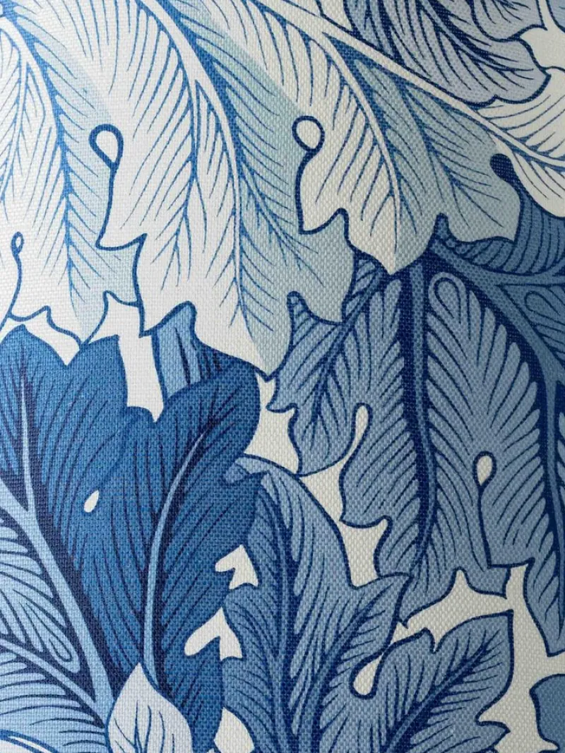 Pamono Blue and White Velsen Delft Table Lamp, William Morris Lampshade> Table Lamps