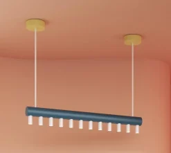 Hot Pamono Blue and Yellow Array Pendant Light by Atelier Areti