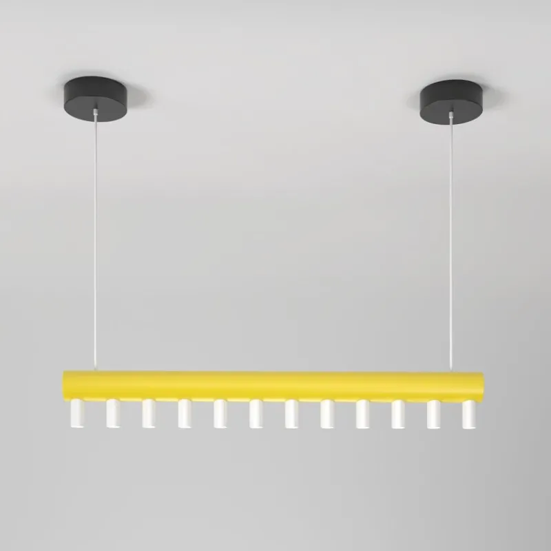 Hot Pamono Blue and Yellow Array Pendant Light by Atelier Areti