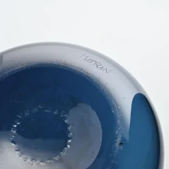 Sale Pamono Blue Blown Glass Jug by Claude Morin, Dieulefit, 1970s