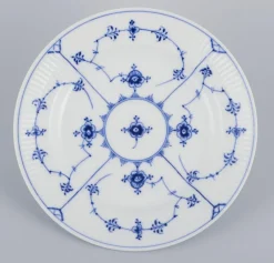 Pamono Blue Fluted Plain in Porcelain from Royal Copenhagen, 1938, Set of 6><noscript><img width=