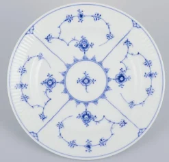Pamono Blue Fluted Plain in Porcelain from Royal Copenhagen, 1938, Set of 6><noscript><img width=