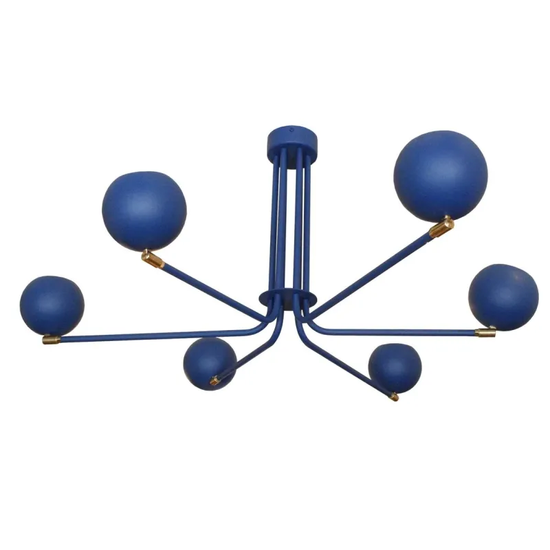 Clearance Pamono Blue Jupiter Chandelier by Juanma Lizana