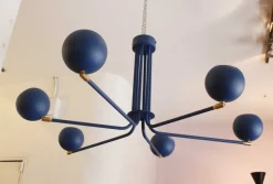 Clearance Pamono Blue Jupiter Chandelier by Juanma Lizana