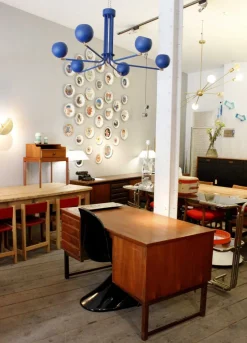 Clearance Pamono Blue Jupiter Chandelier by Juanma Lizana