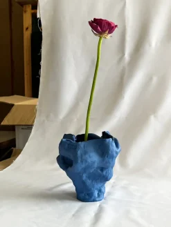 Pamono Blue Line Collection #23 Vase in Porcelain by Anna Demidova