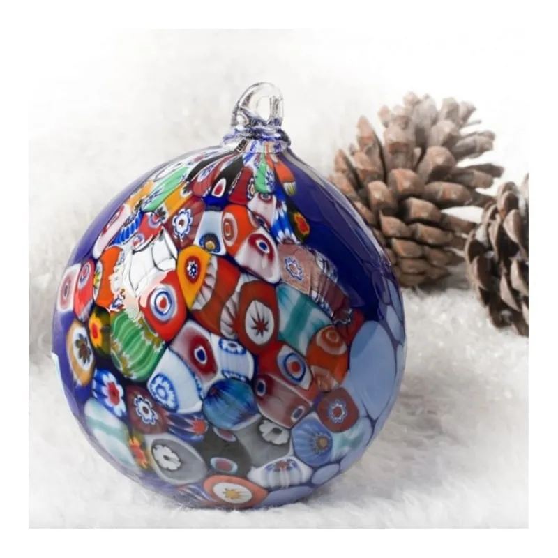 Discount Pamono Blue Murano Glass Balls from YourMurano, Set of 3