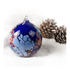 Discount Pamono Blue Murano Glass Balls from YourMurano, Set of 3
