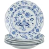 Pamono Blue Onion Patterned Porcelain Dinner Plates from Meissen, Germany, 1890s, Set of 5> Dinner Plates & Bowls