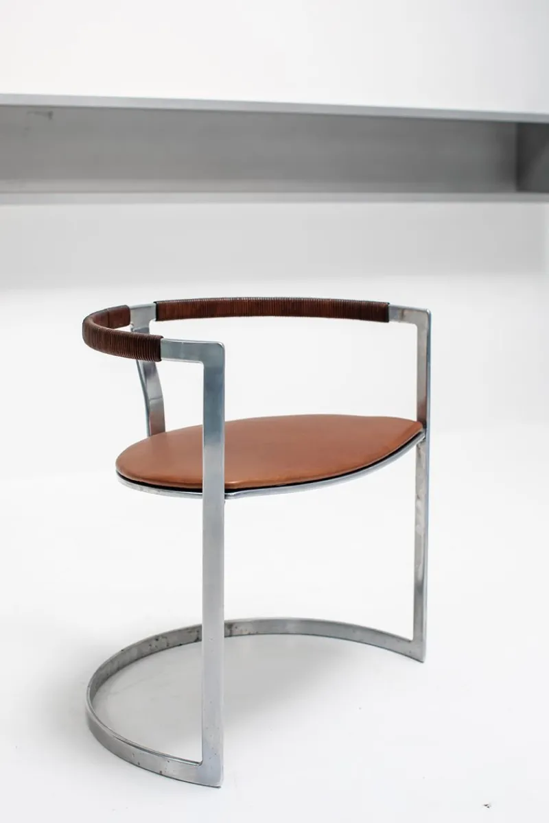 Hot Pamono BO-591 Chair by Preben Fabricius and Jørgen Kastholm for Bo-Ex, 1964