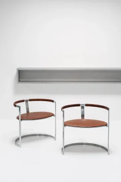 Hot Pamono BO-591 Chair by Preben Fabricius and Jørgen Kastholm for Bo-Ex, 1964