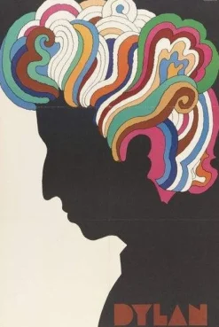 Pamono Bob Dylan Poster by Milton Glaser, 1967> Posters