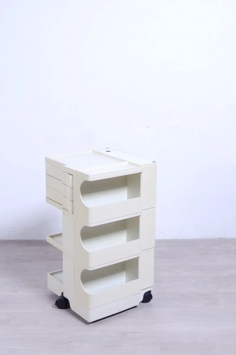 Pamono Boby Technical Cabinet with Wheels by Joe Colombo for Bieffeplast, 1970s> Serving Bar Carts & Trolleys
