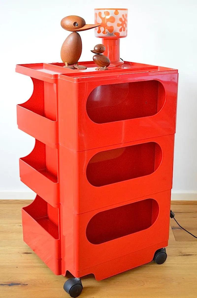 Pamono Boby Trolley by Joe Colombo for Gedy, 1960s> Serving Bar Carts & Trolleys