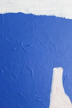 Pamono Bodasca, Blue Abstract Composition, 2025, Acrylic on Canvas><noscript><img width=