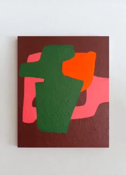 Online Pamono Bodasca, Brick Abstract Composition, Acrylic on Stretched Canvas, 2025