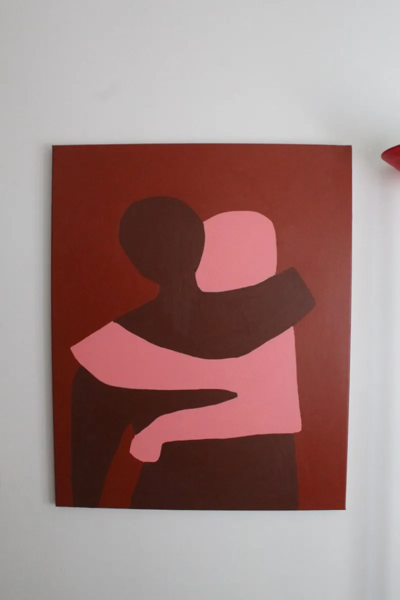 Pamono Bodasca, Can I Hold You, 2025, Acrylic on Canvas> Abstraction