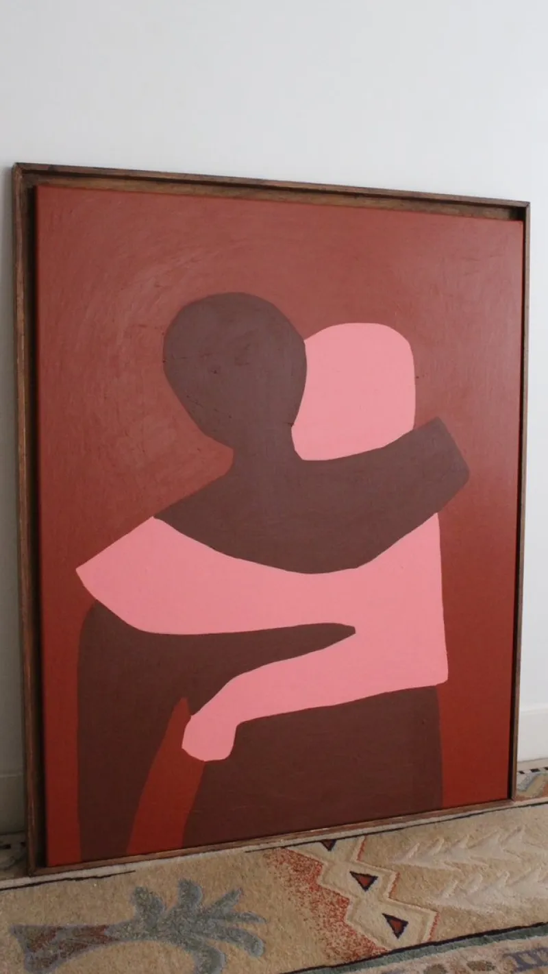 Pamono Bodasca, Can I Hold You, 2025, Acrylic on Canvas> Abstraction
