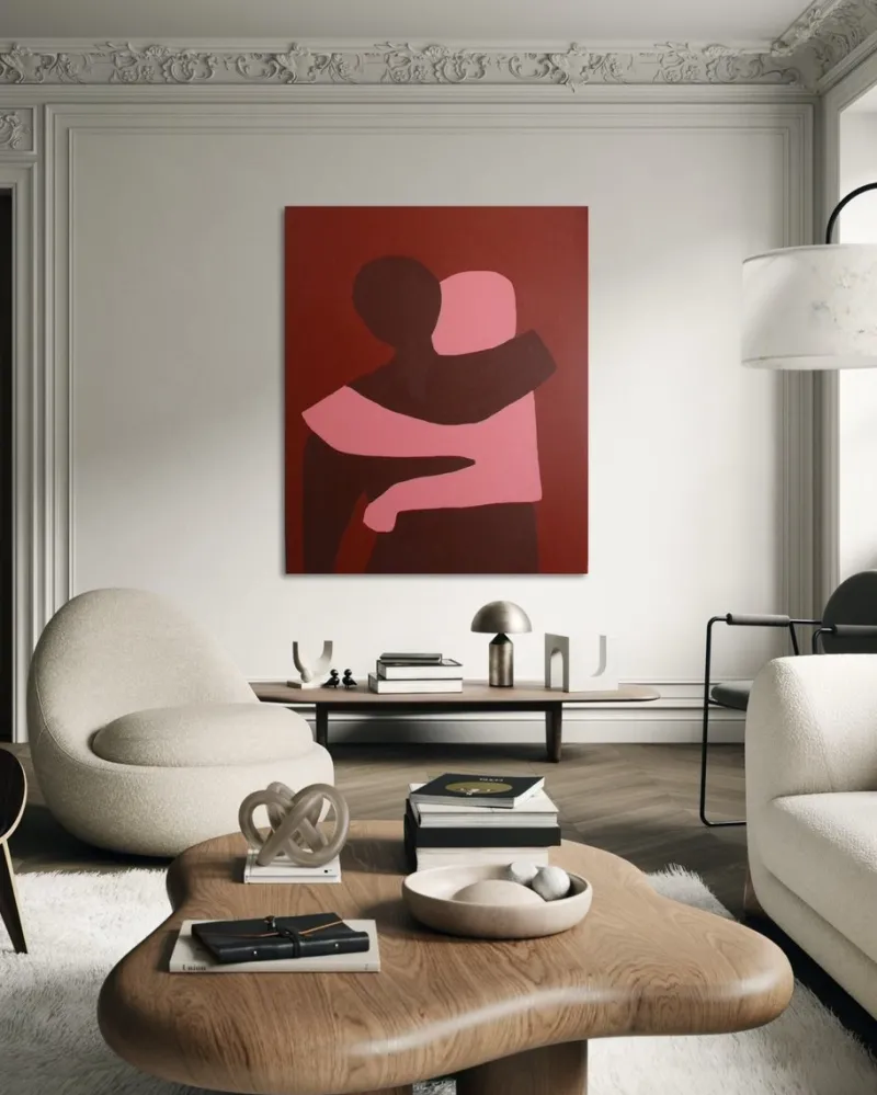 Pamono Bodasca, Can I Hold You, 2025, Acrylic on Canvas> Abstraction