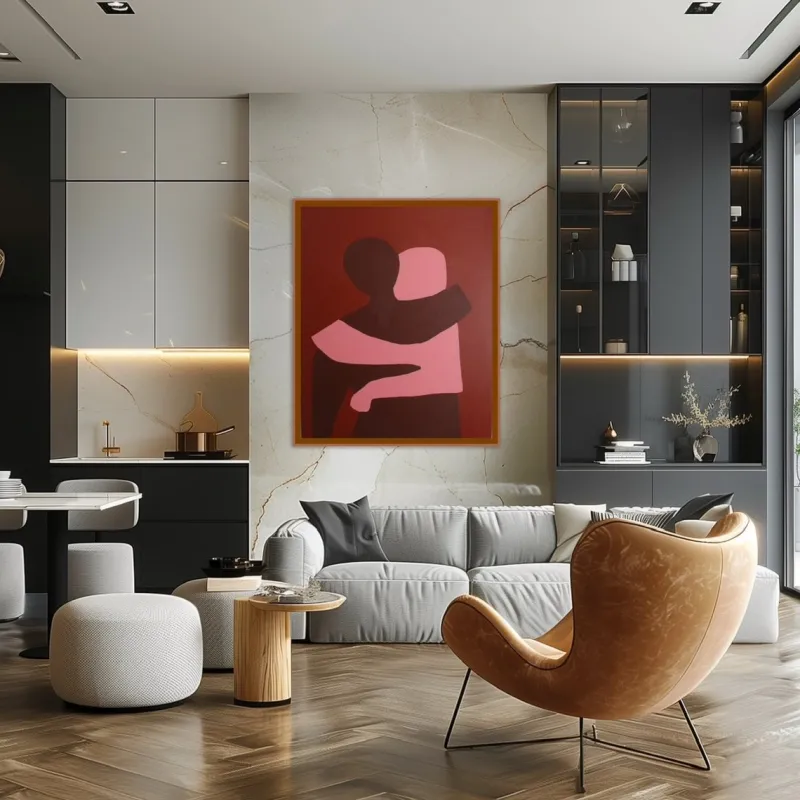 Pamono Bodasca, Can I Hold You, 2025, Acrylic on Canvas> Abstraction