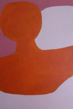 Best Pamono Bodasca, Can I Hold You Orange Version, 2025, Acrylic on Canvas