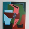 Pamono Bodasca, Colorful Abstract Clarity, 2025, Acrylic on Canvas> Abstraction