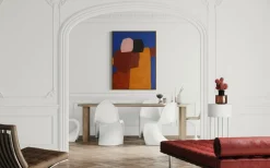 Pamono Bodasca, Figurative Blue Composition, 2025, Acrylic on Canvas><noscript><img width=